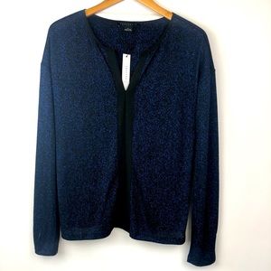 Sanctuary Sienna Blue Metallic Top NWT Size M